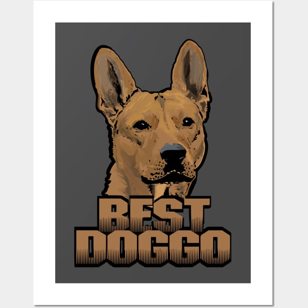 THE BEST DOGGO Wall Art by illproxy